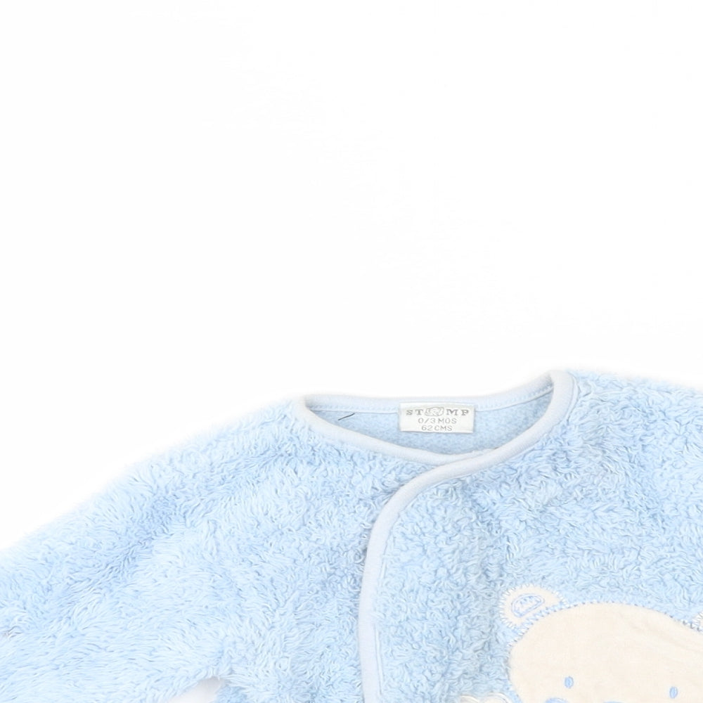 Stomp Boys Blue   Jacket  Size 0-3 Months