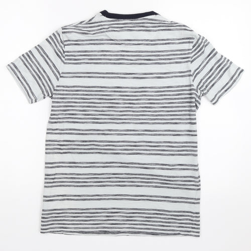 Henri Lloyd Boys Ivory Striped  Basic T-Shirt Size 14-15 Years