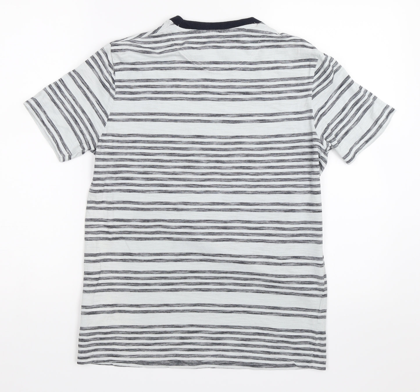 Henri Lloyd Boys Ivory Striped  Basic T-Shirt Size 14-15 Years
