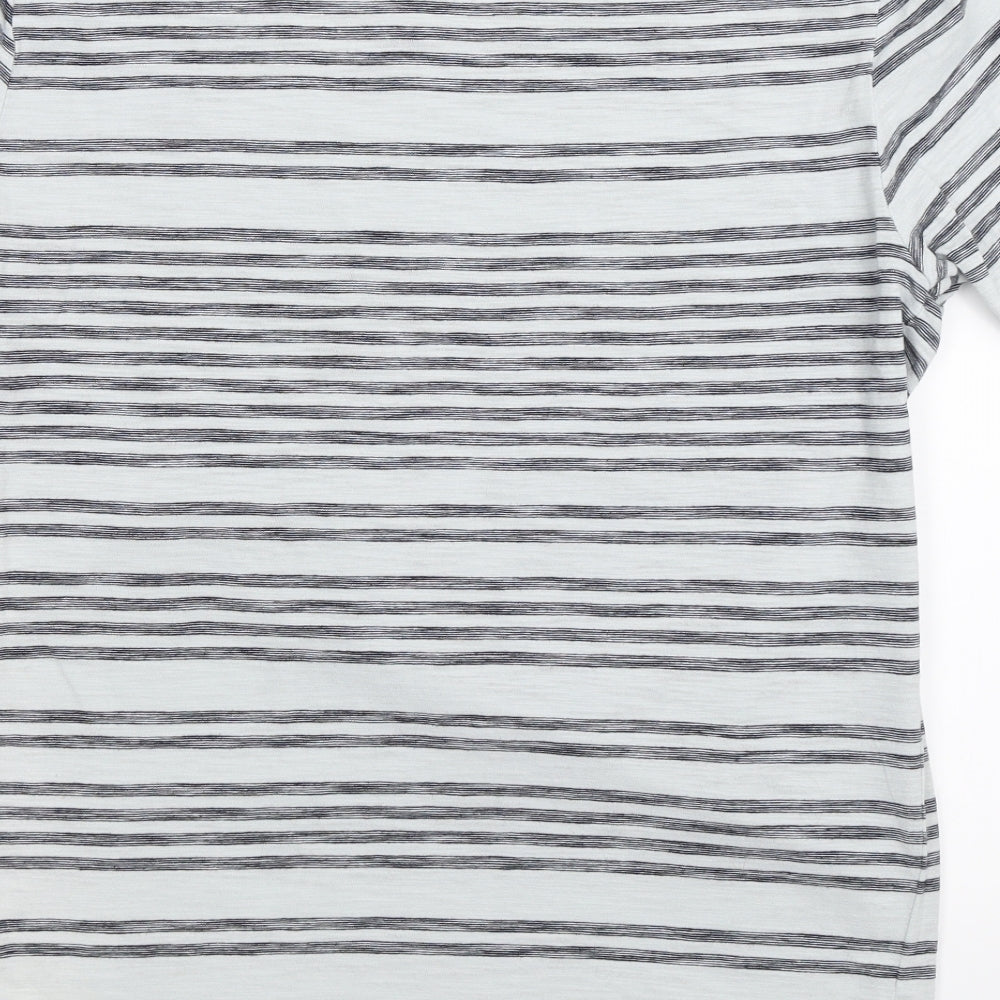 Henri Lloyd Boys Ivory Striped  Basic T-Shirt Size 14-15 Years