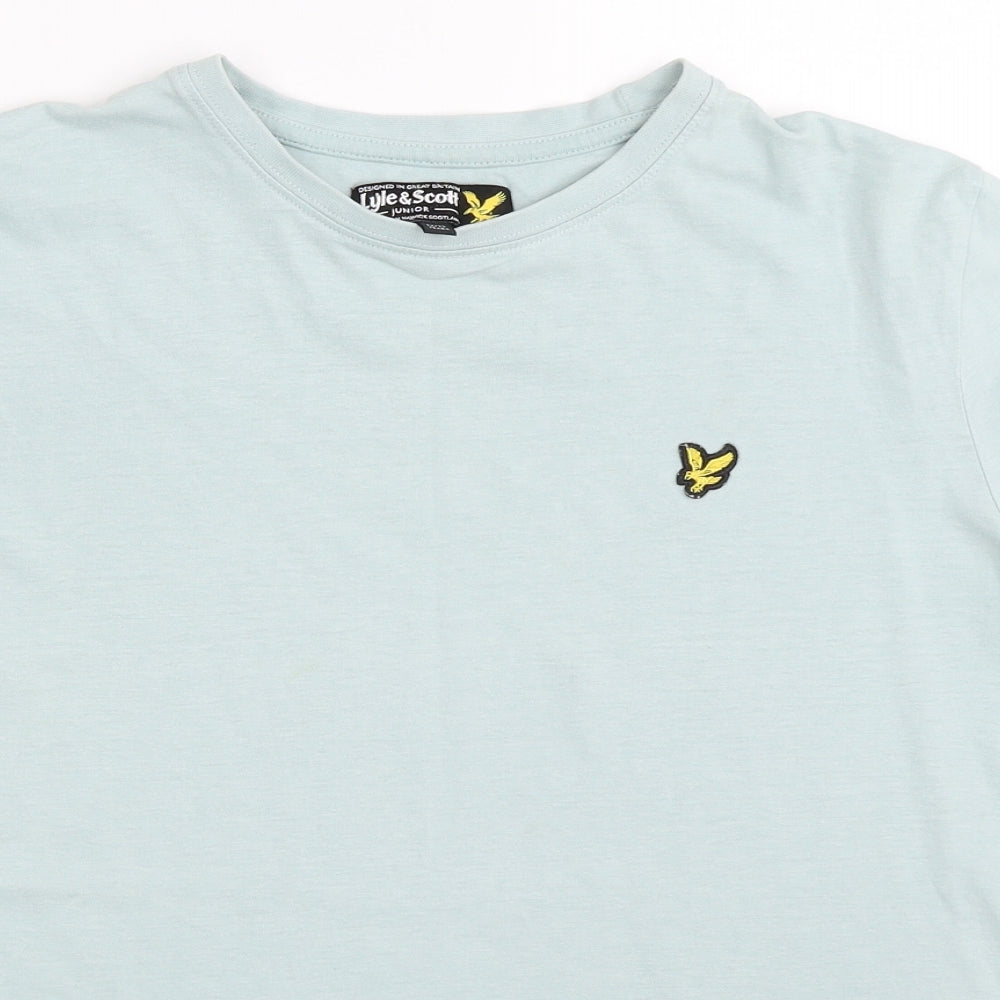 Lyle & Scott Boys Blue   Basic T-Shirt Size 12-13 Years