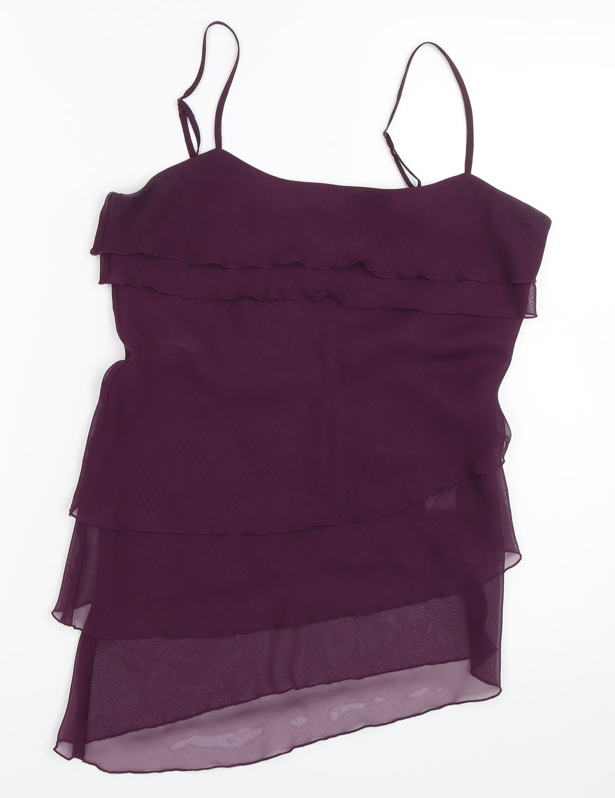New Look Womens Purple   Camisole Blouse Size 10