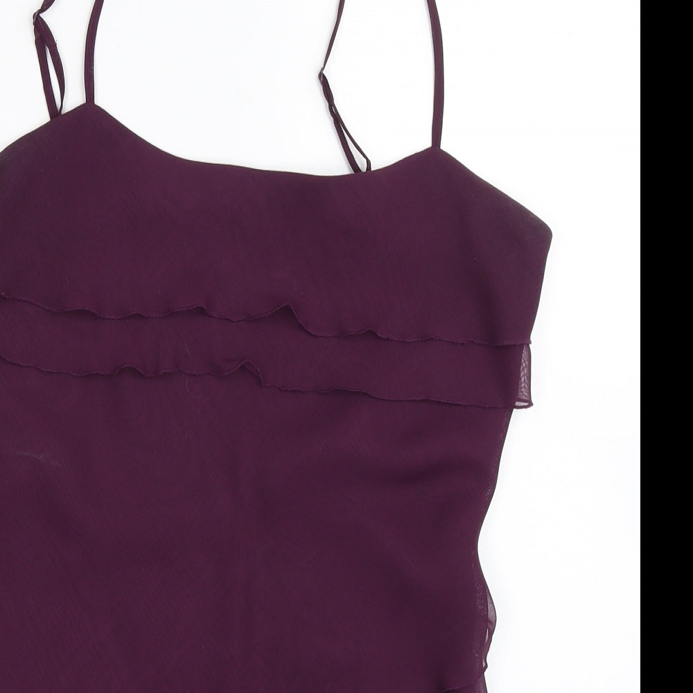 New Look Womens Purple   Camisole Blouse Size 10