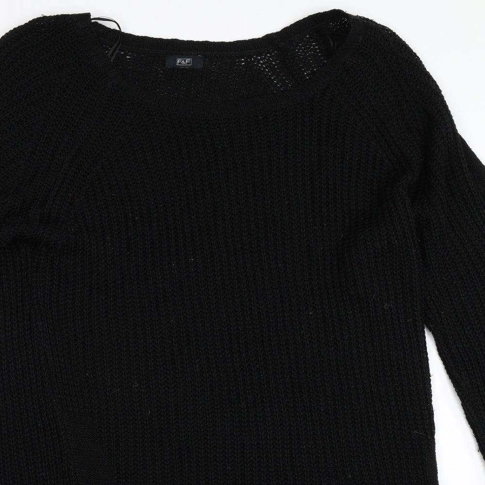 F&F Womens Black   Pullover Jumper Size 18