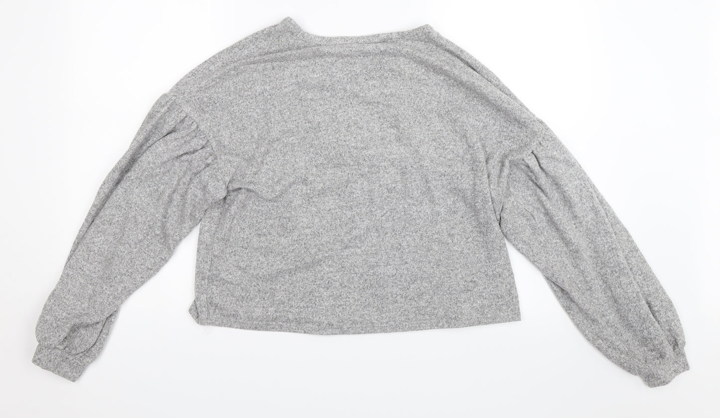 New Look Womens Grey   Pullover Jumper Size M