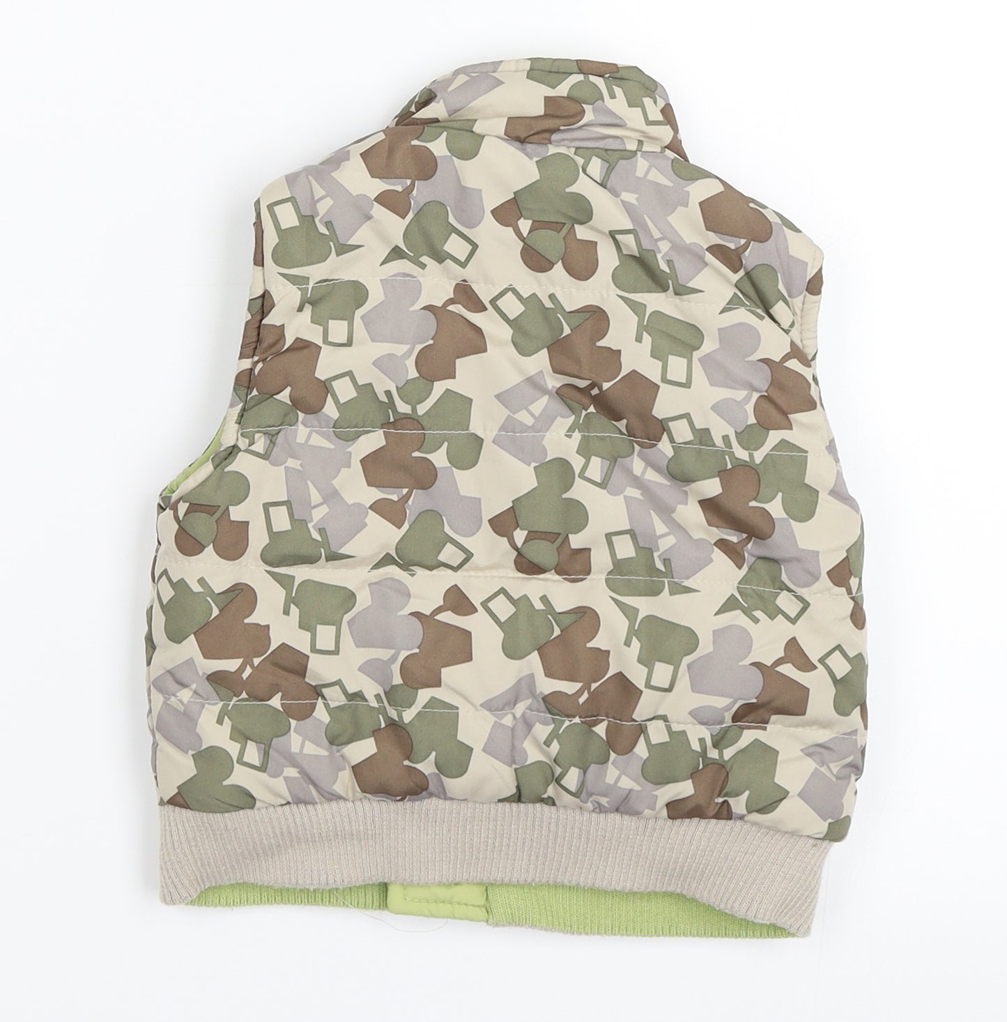Adams Boys Green   Gilet Coat Size 3-6 Months