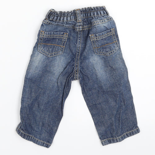 George Boys Blue  Denim Capri Jeans Size 6-9 Months