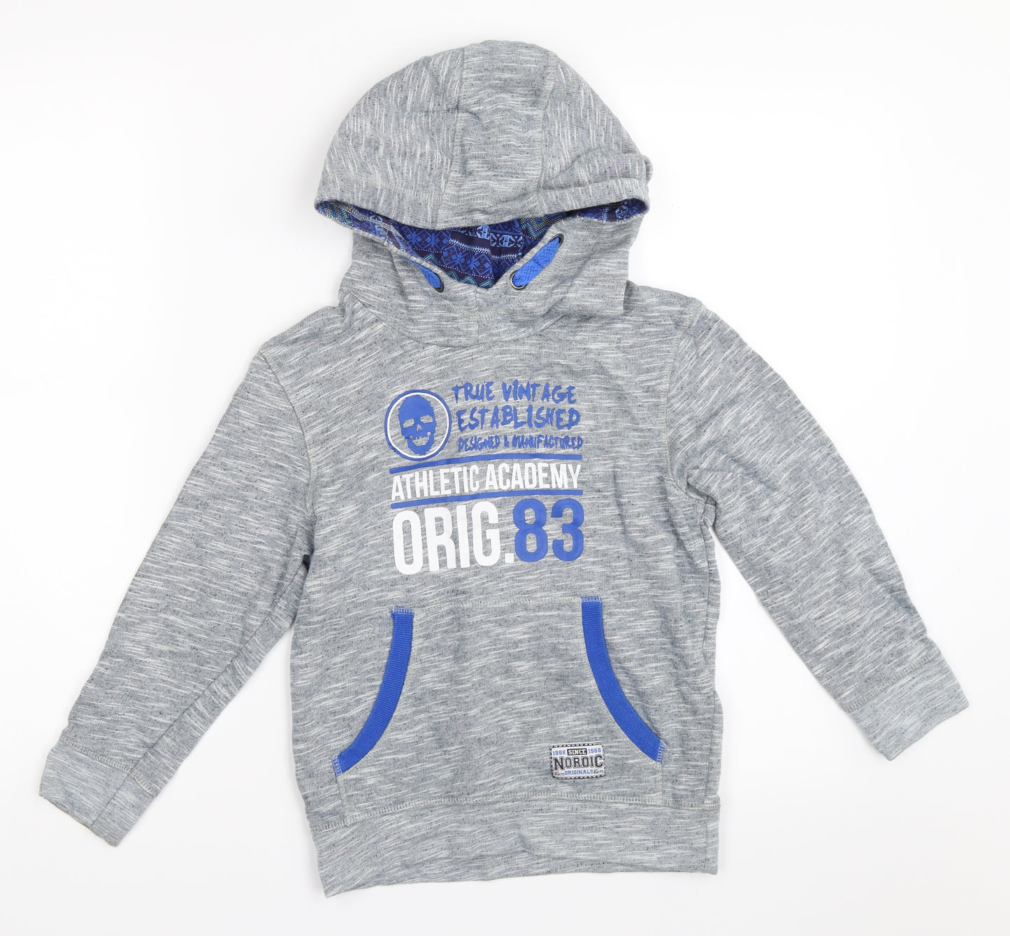 George Boys Grey   Pullover Hoodie Size 6-7 Years