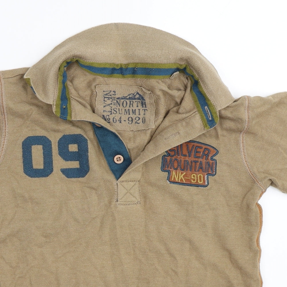 NEXT Boys Beige   Basic Polo Size 6 Years
