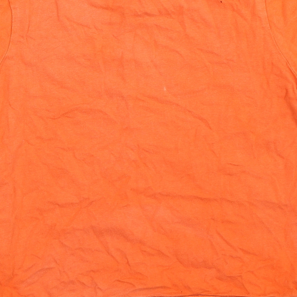 George Boys Orange   Basic T-Shirt Size 6-7 Years  - ben 10