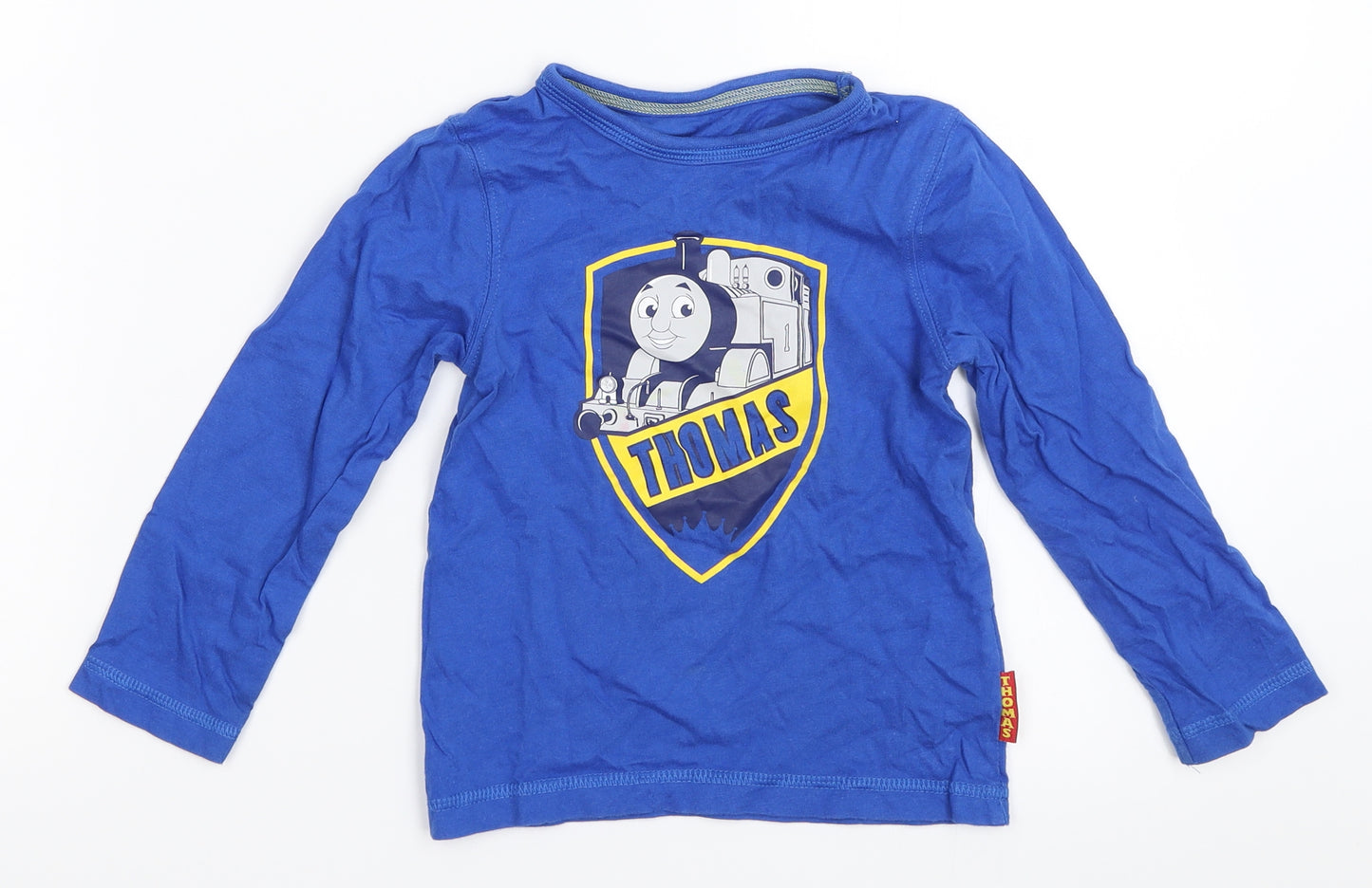 Mothercare Boys Blue   Basic T-Shirt Size 2-3 Years  - Thomas the tank engine