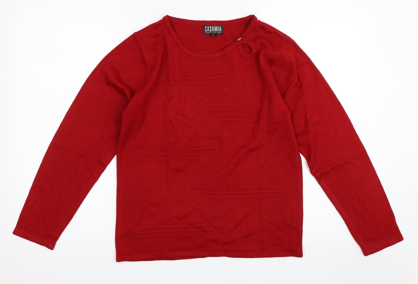 Casamia Womens Red   Pullover Jumper Size S