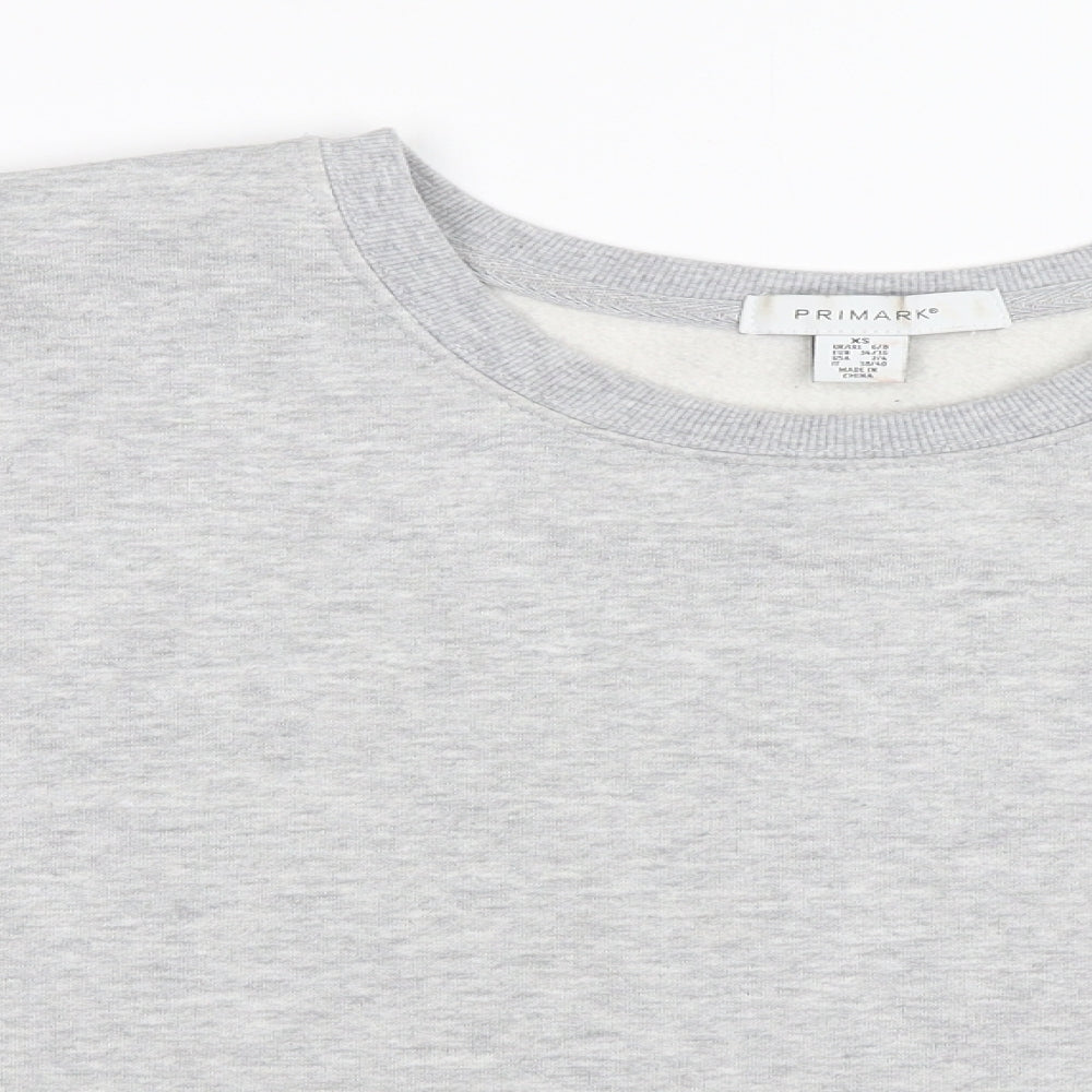 Primark Womens Grey   Pullover Sweatshirt Size XS