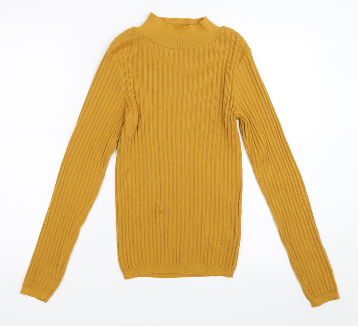 Atmosphere Womens Yellow   Pullover Jumper Size S