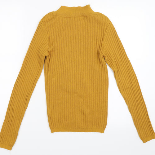 Atmosphere Womens Yellow   Pullover Jumper Size S