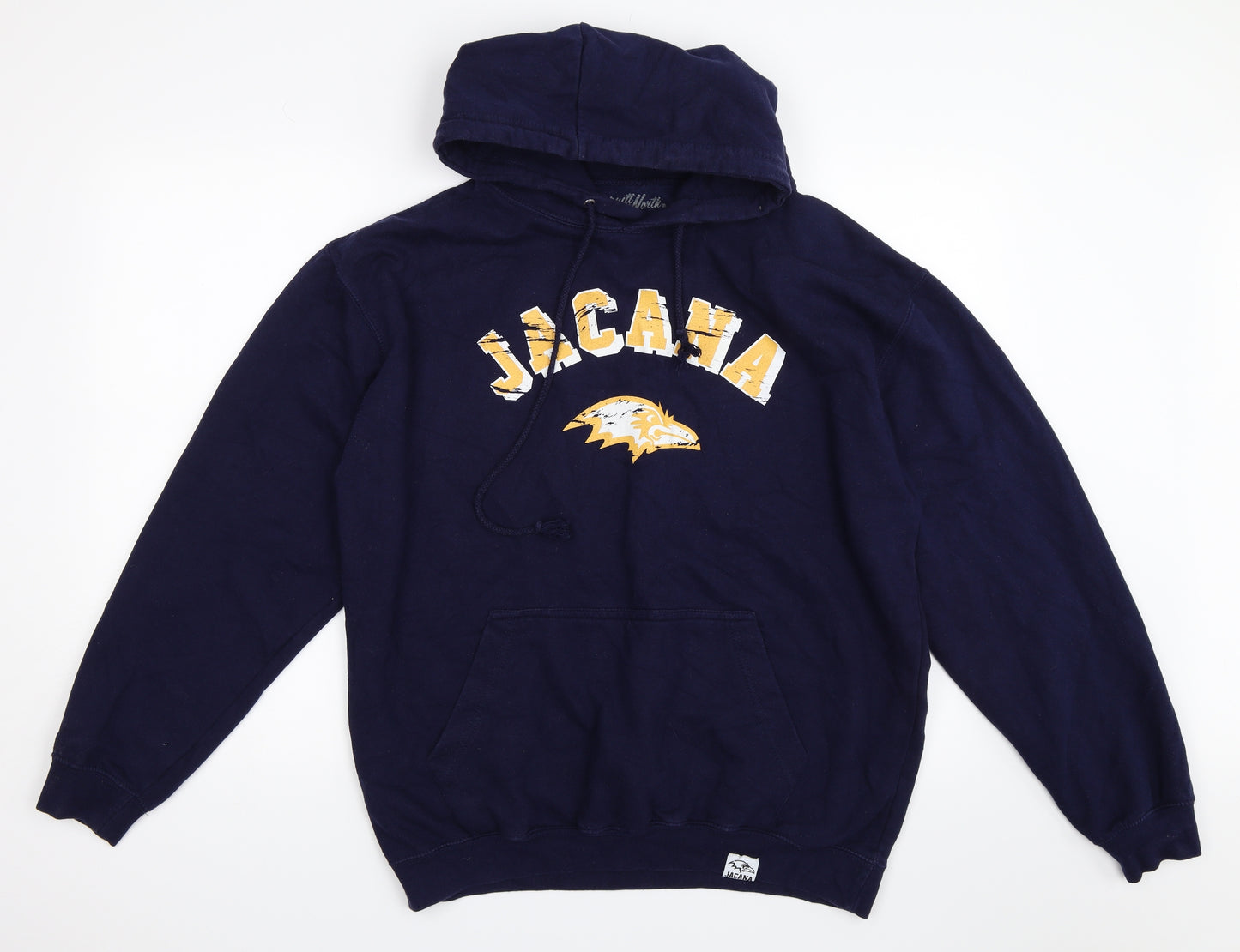 JACANA Mens Blue   Pullover Hoodie Size L