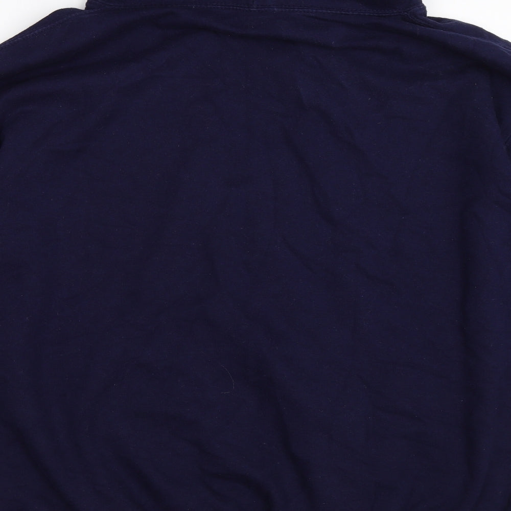 JACANA Mens Blue   Pullover Hoodie Size L