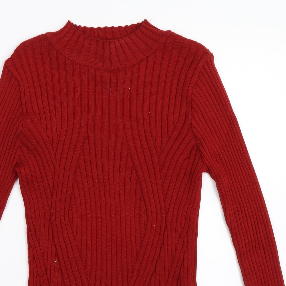 Primark Womens Red   Pullover Jumper Size S