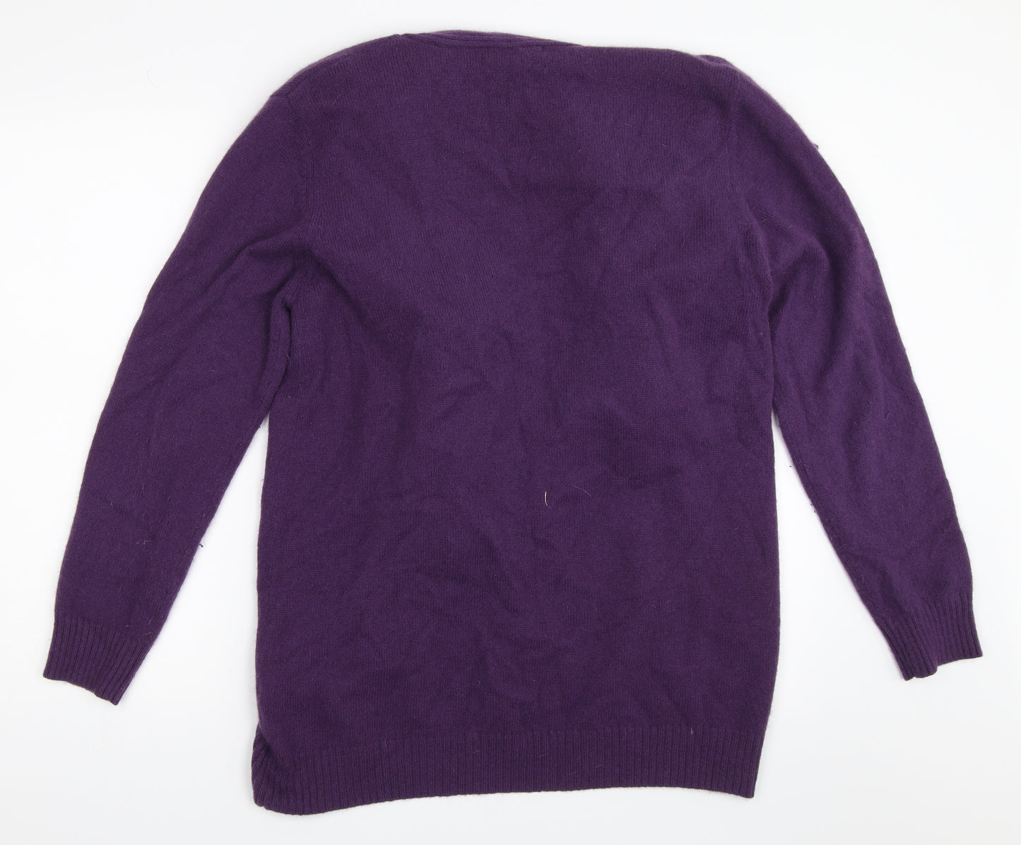 Marks and Spencer Womens Purple   Cardigan Jumper Size 18
