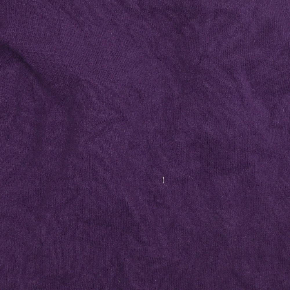 Marks and Spencer Womens Purple   Cardigan Jumper Size 18