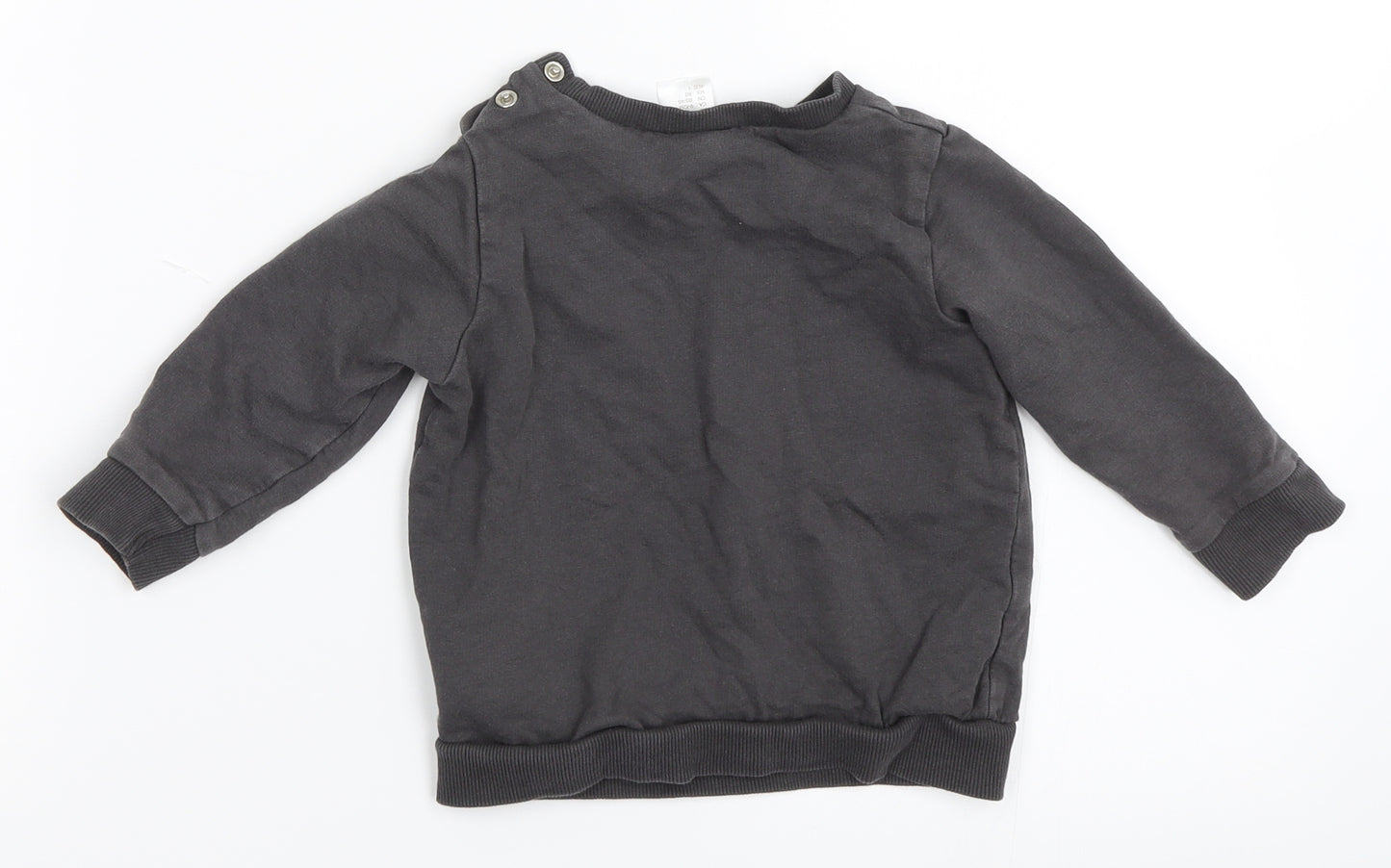 H&M Boys Grey   Pullover Jumper Size 9-12 Months