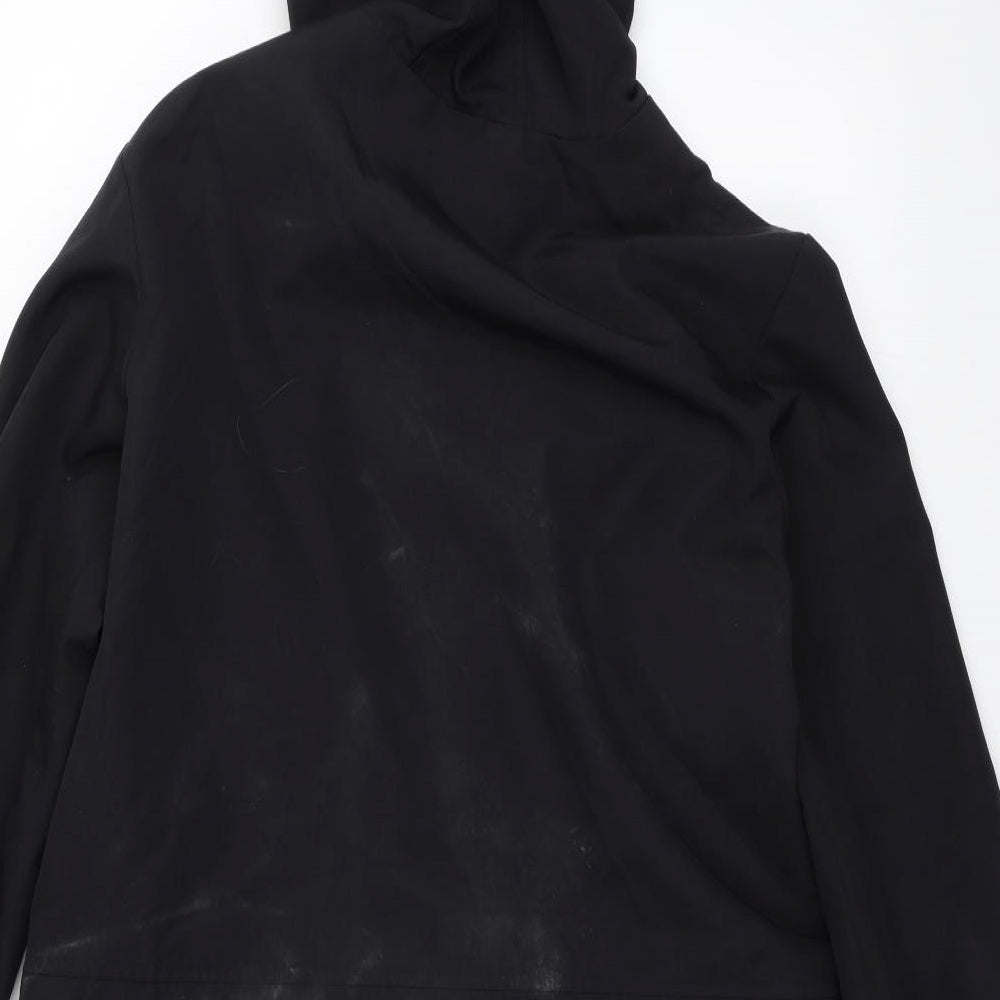 Maine New England Womens Black   Overcoat Coat Size 10