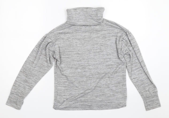 Matalan Girls Grey   Pullover Sweatshirt Size 10-11 Years