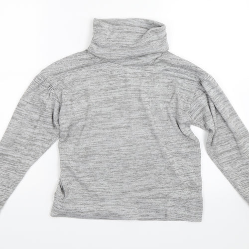 Matalan Girls Grey   Pullover Sweatshirt Size 10-11 Years