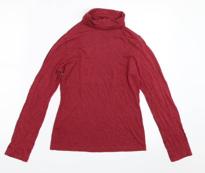 Promod Womens Red Basic T-Shirt Size M
