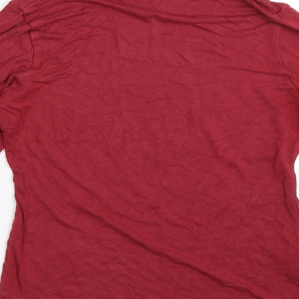 Promod Womens Red   Basic T-Shirt Size M