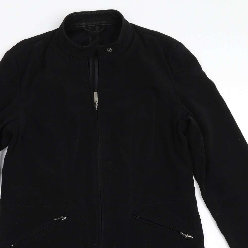 NEXT Womens Black   Overcoat Coat Size 6