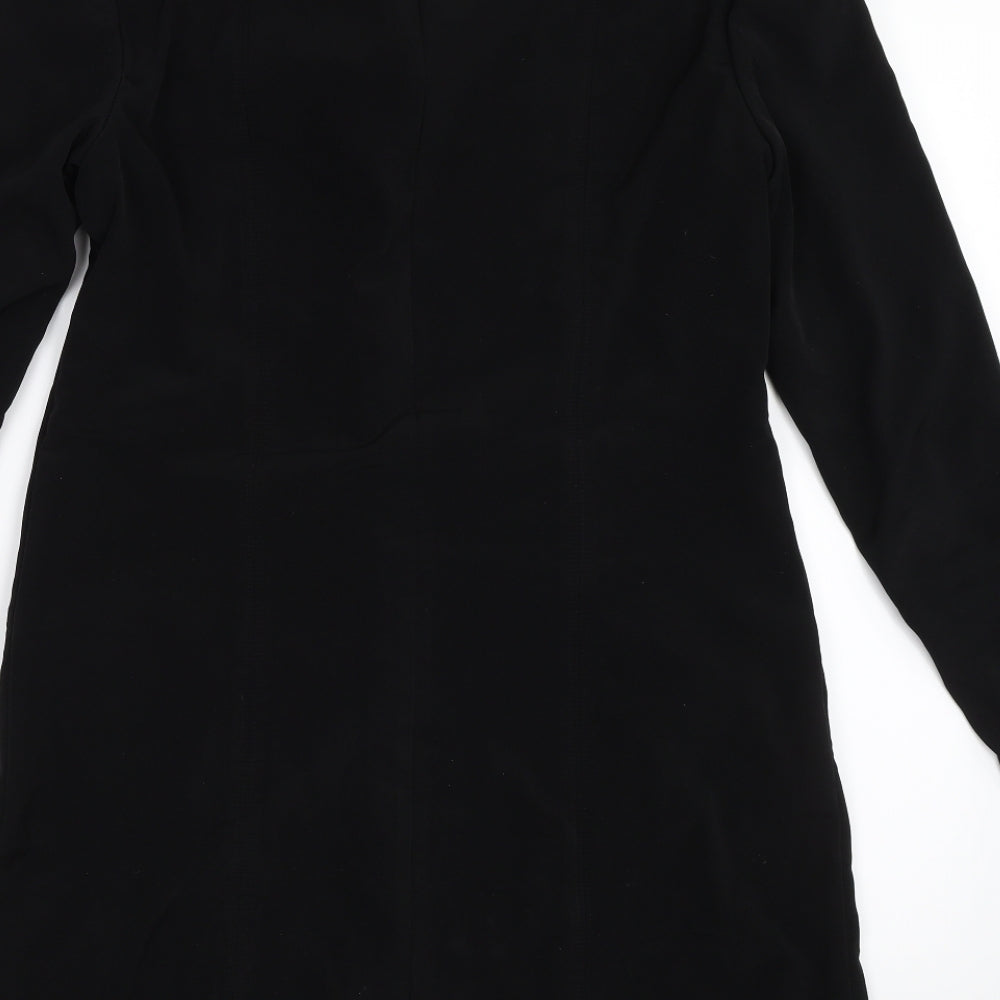 NEXT Womens Black   Overcoat Coat Size 6
