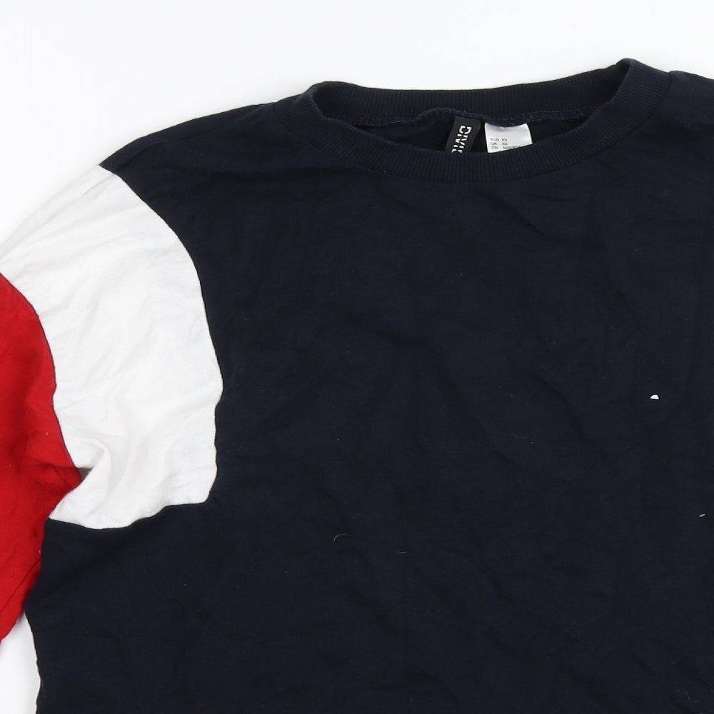 H&M Womens Red   Pullover Sweatshirt Size XS