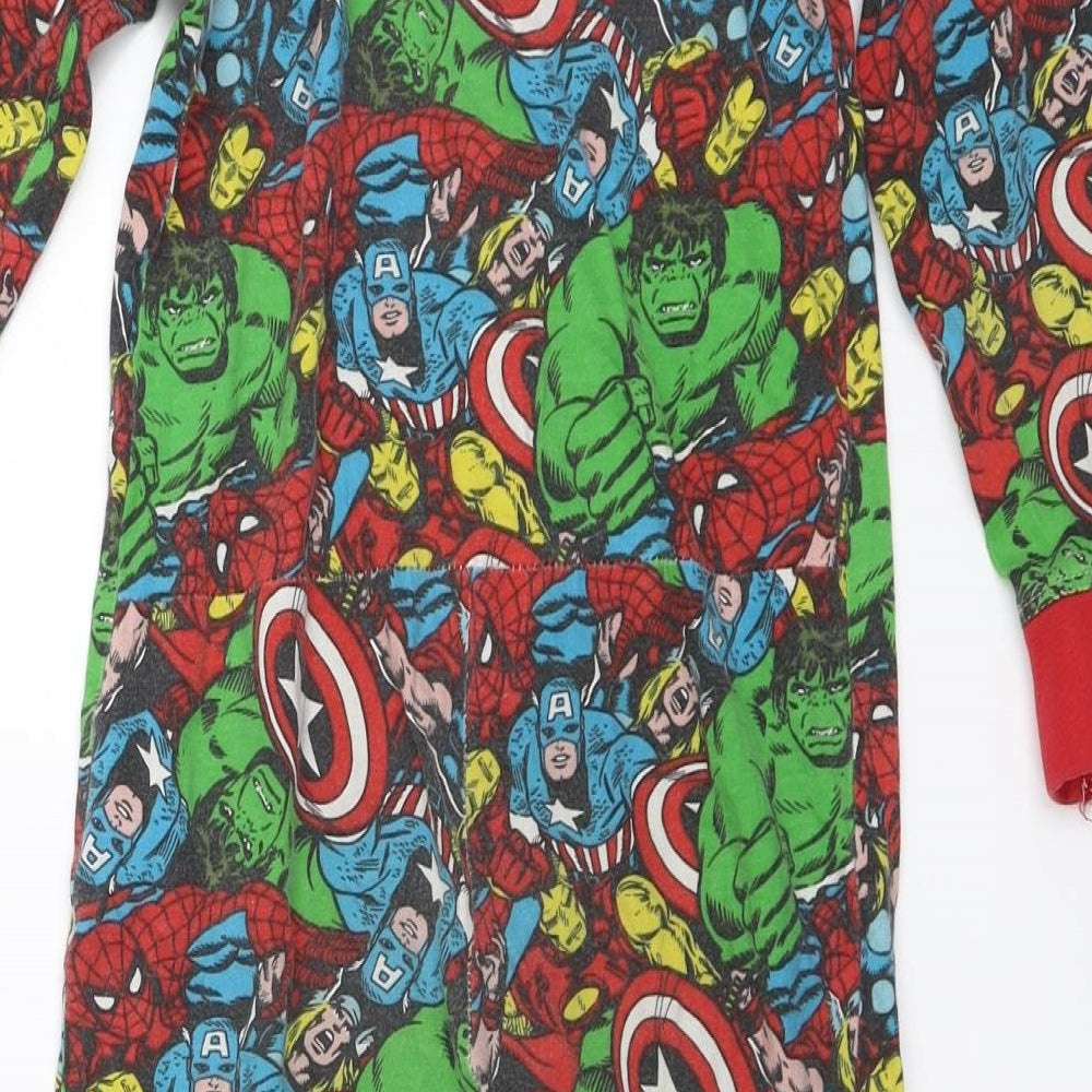 Marvel Boys Red Solid   One Piece Size 5-6 Years  - Marvel Superheroes onesie