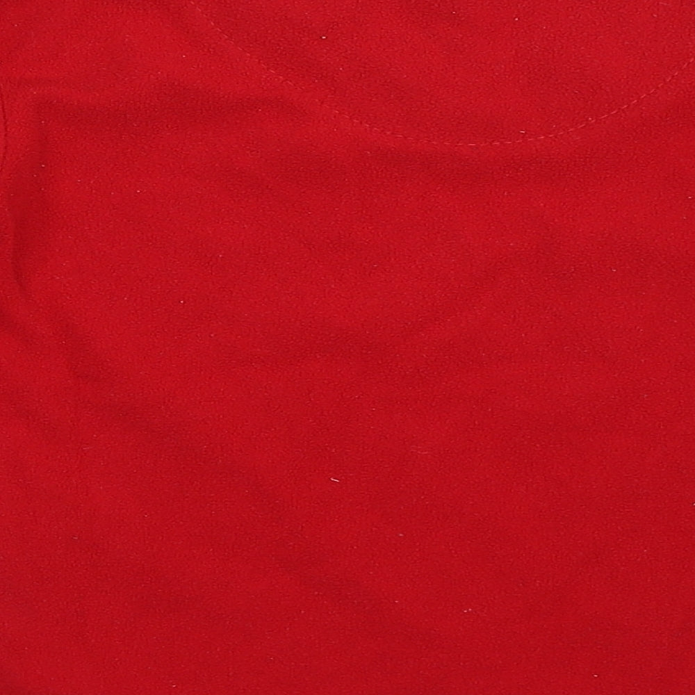 Primark Boys Red  Fleece Pullover Jumper Size 3-4 Years