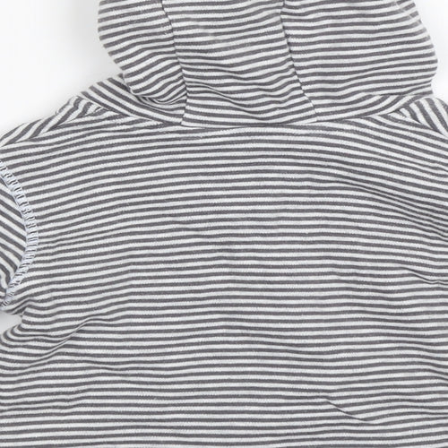 George Boys Grey Striped  Jacket  Size 6-9 Months