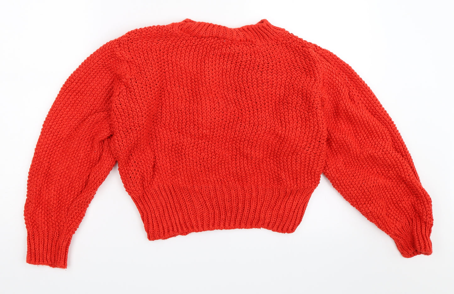 New Look Womens Red   Pullover Jumper Size M