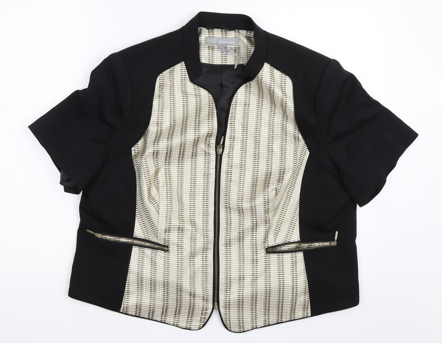 Marks and Spencer Womens Black   Jacket  Size 20