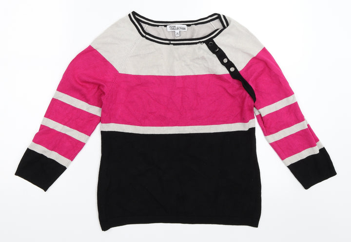 Debenhams Womens Black Pullover Jumper Size 10