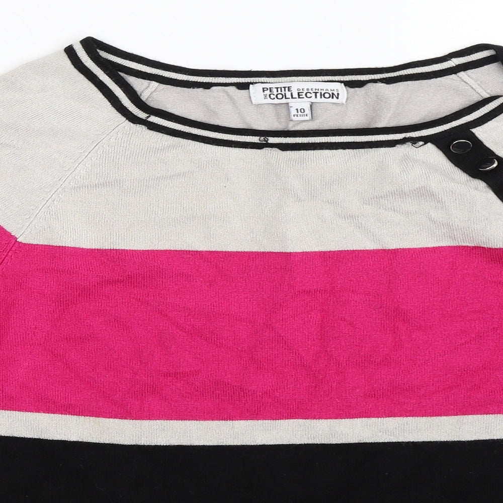 Debenhams Womens Black   Pullover Jumper Size 10