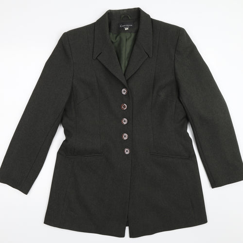 Carrera Womens Green   Jacket Blazer Size 14