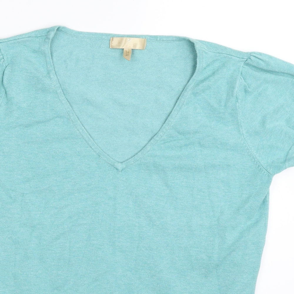 River Island Womens Blue   Pullover Jumper Size 14