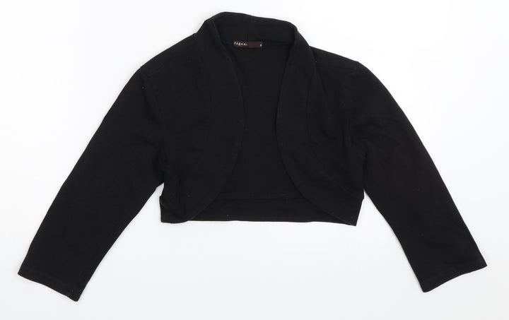 Pagani Womens Black Shrug Jumper Size 8