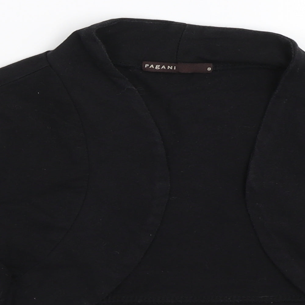Pagani Womens Black   Shrug Jumper Size 8
