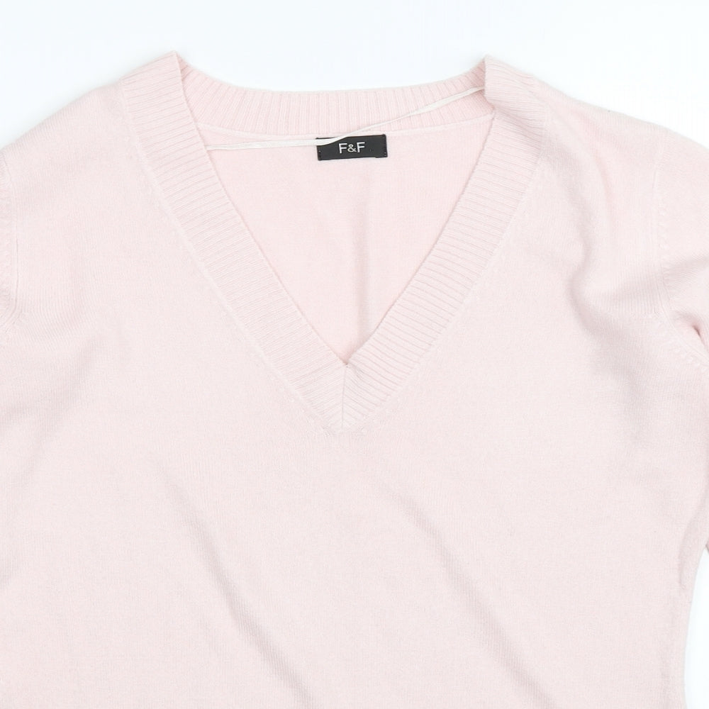 F&F Womens Pink   Pullover Jumper Size 10
