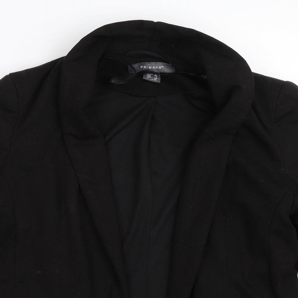 Primark Womens Black   Jacket Blazer Size 8
