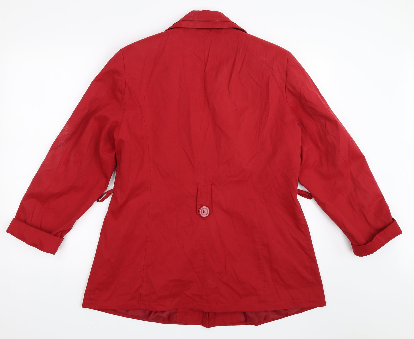 BHS Womens Red   Jacket Coat Size 16