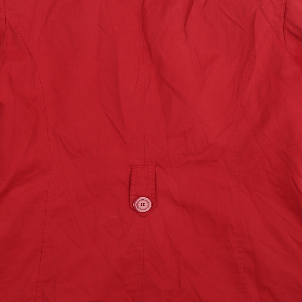 BHS Womens Red   Jacket Coat Size 16