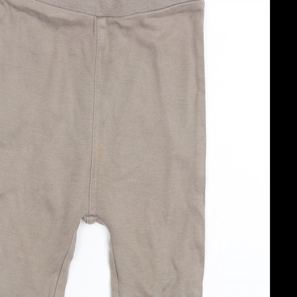 NEXT Boys Beige   Jogger Trousers Size 6-9 Months