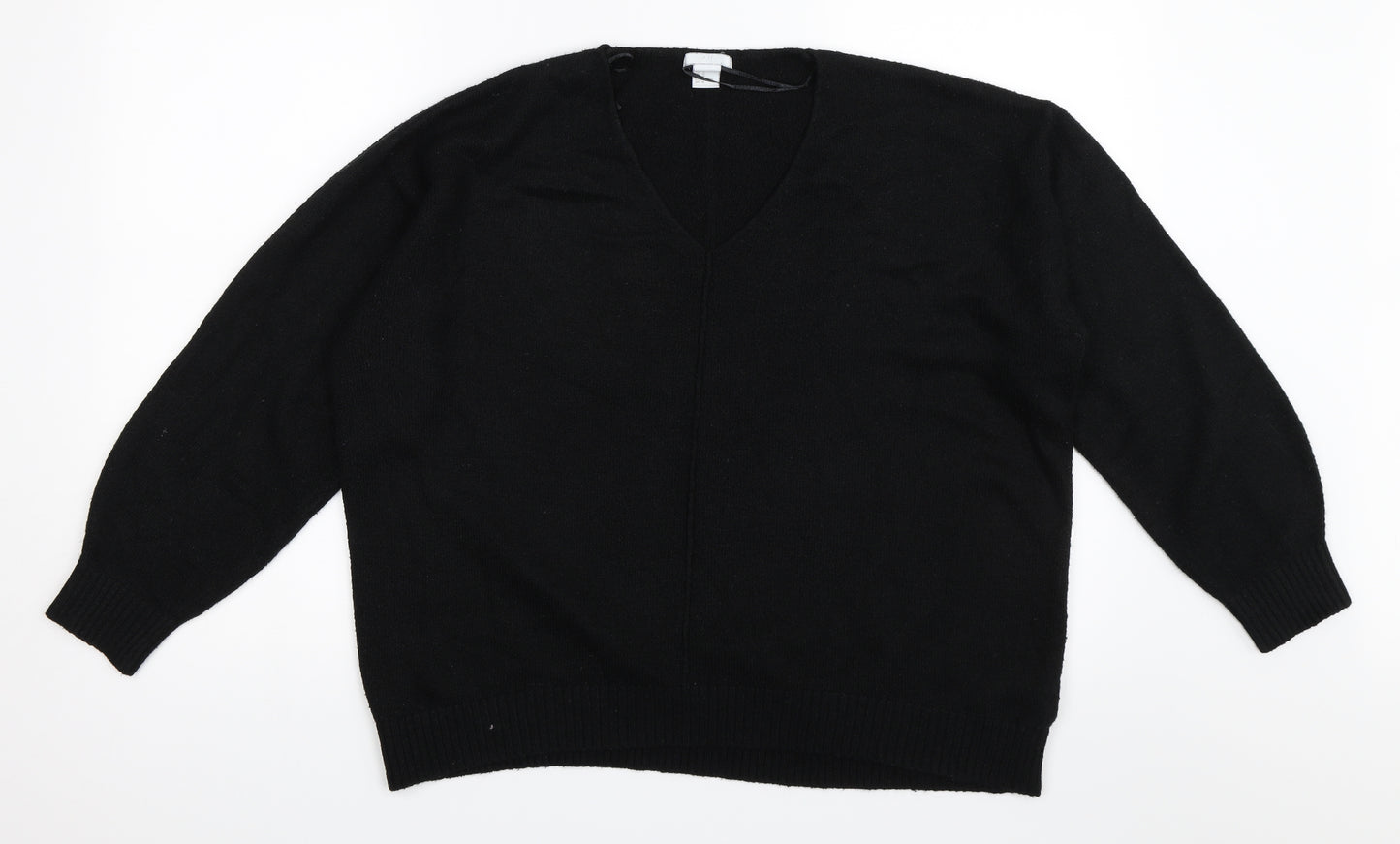 H&M Womens Black   Pullover Jumper Size M